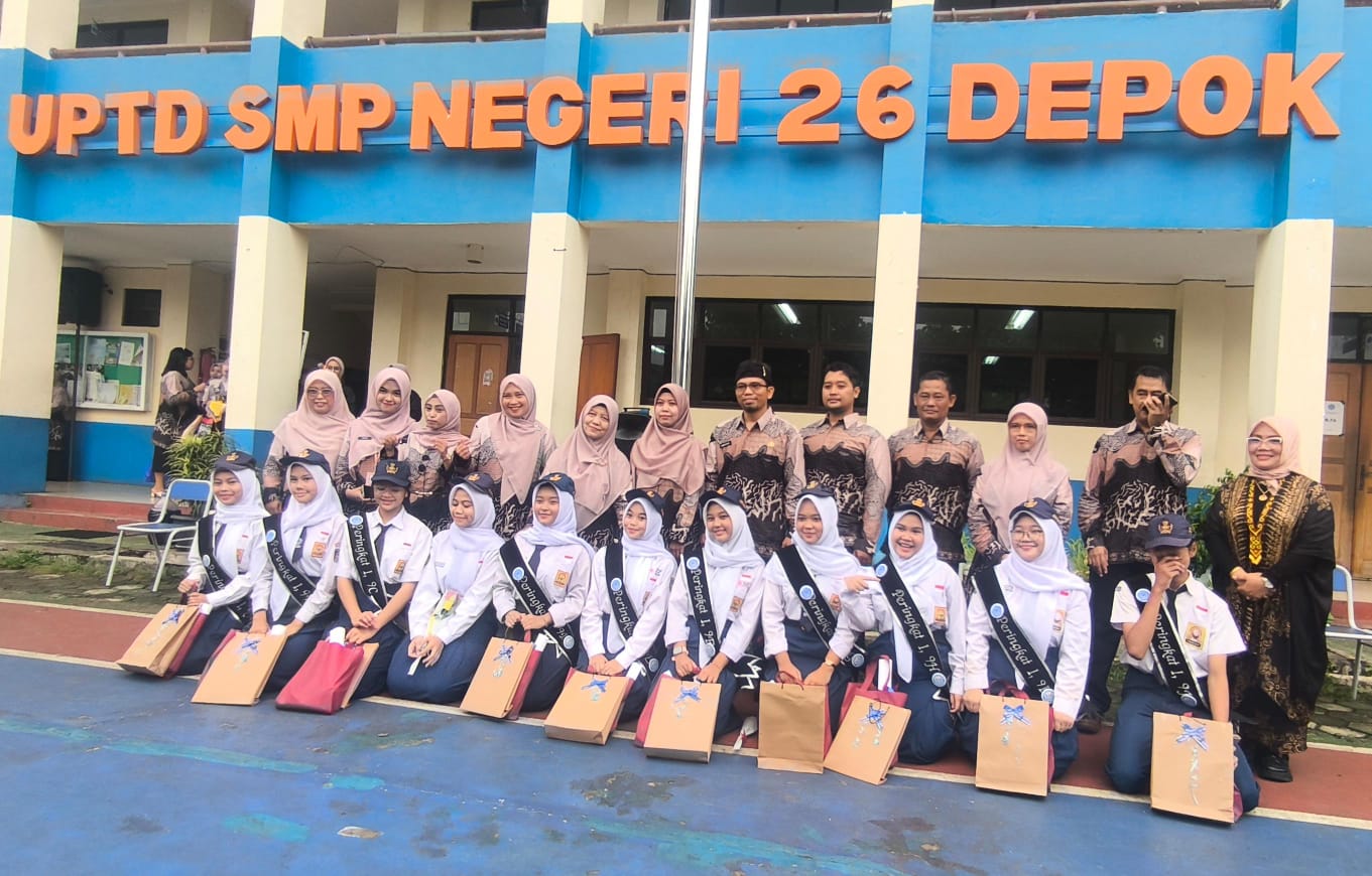 Pelepasan siswa SMPN 26 Depok 2