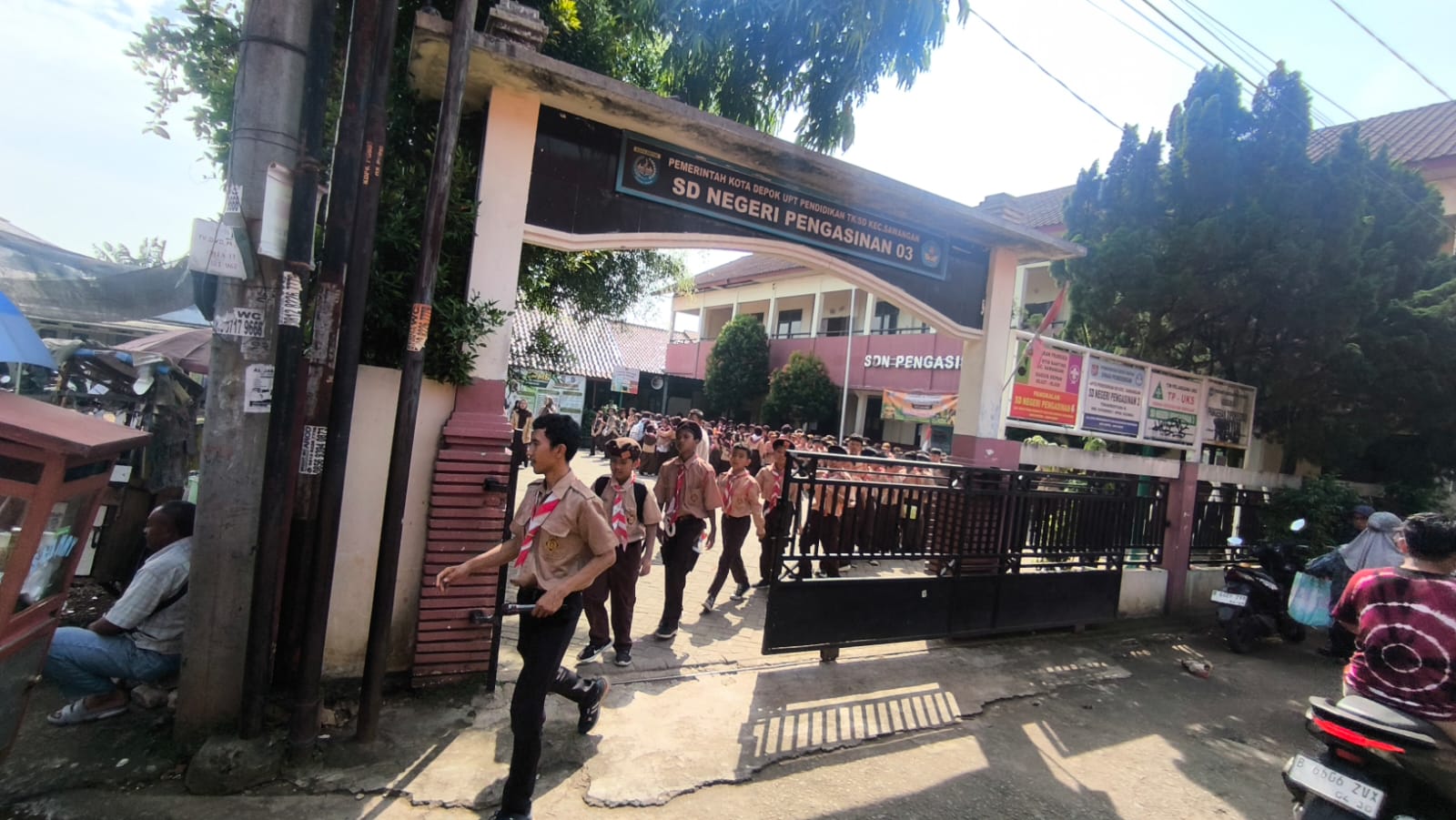 SDN Pengasinan 3 kegiatan pramuka 1