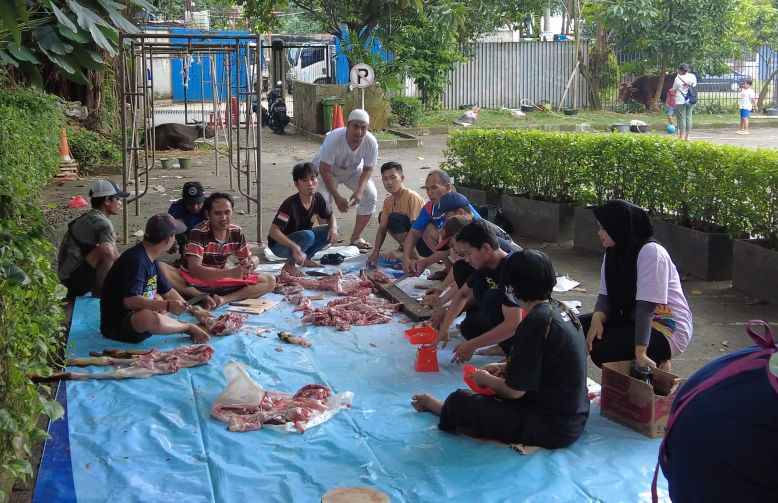 Sekolah Tunas Global depok di hari idul Adha 1