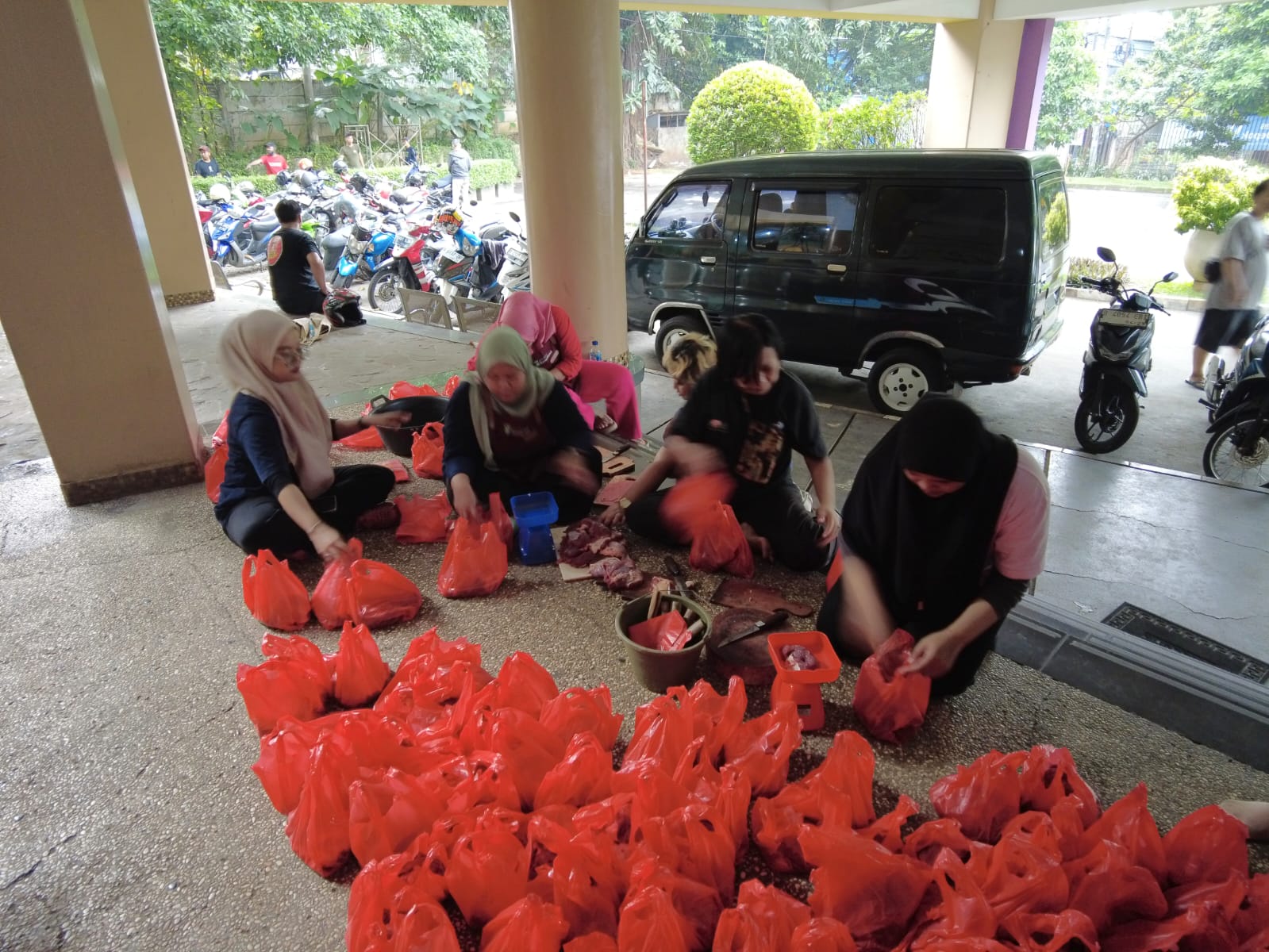 Sekolah Tunas Global depok di hari idul Adha 2