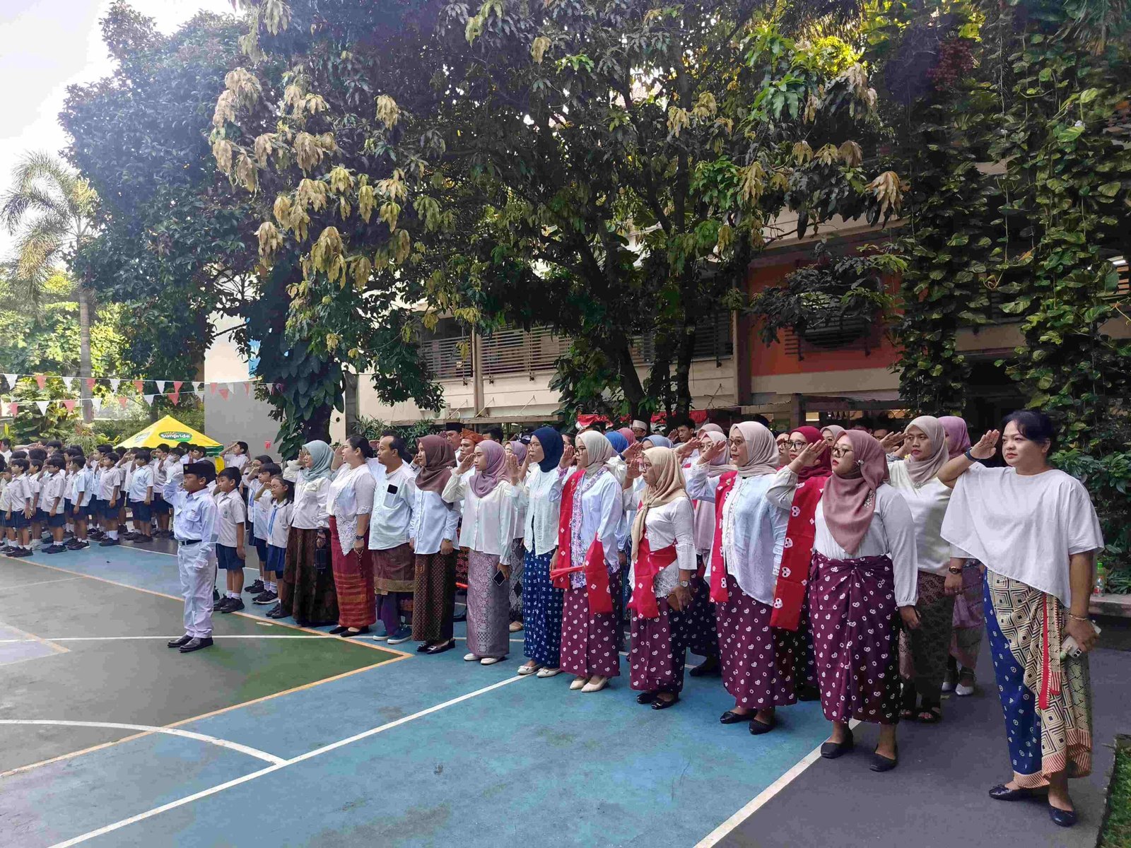 Sekolah Tunas Global upacara kemerdekaan 11