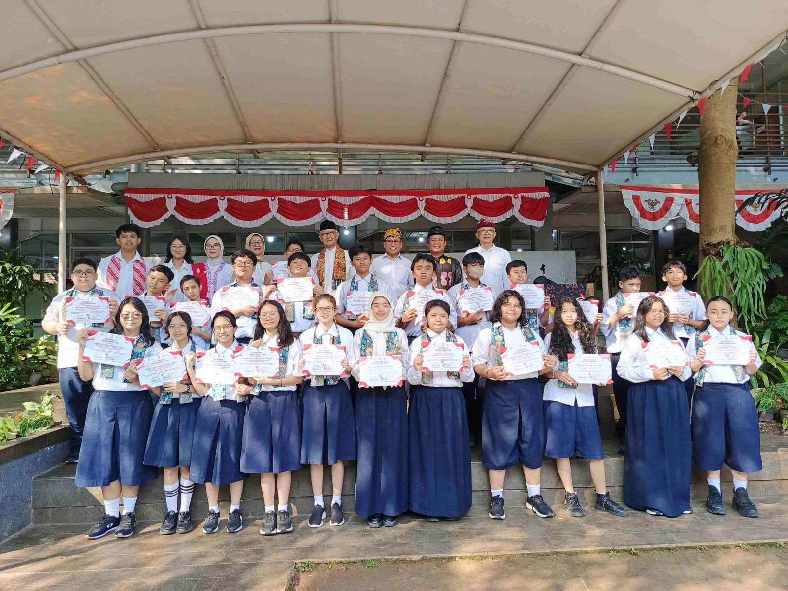 Sekolah Tunas Global upacara kemerdekaan 2