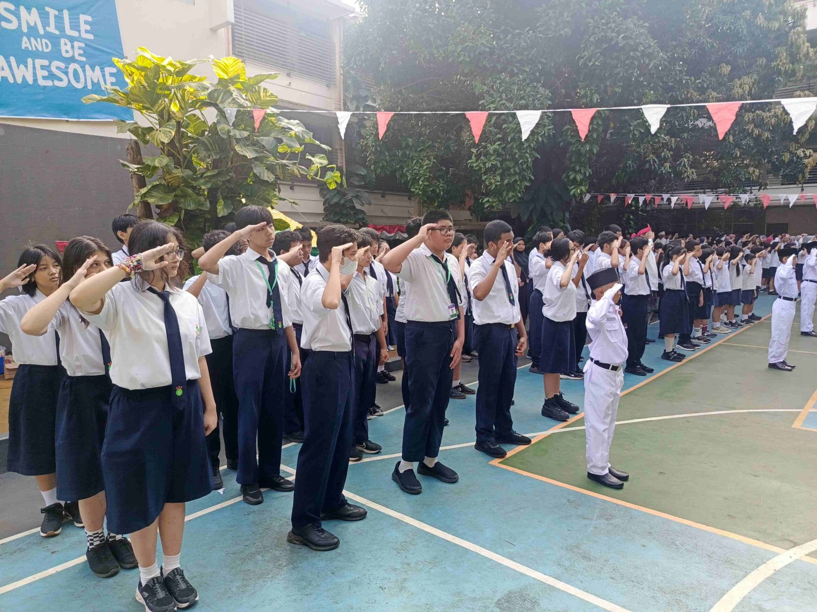 Sekolah Tunas Global upacara kemerdekaan 6