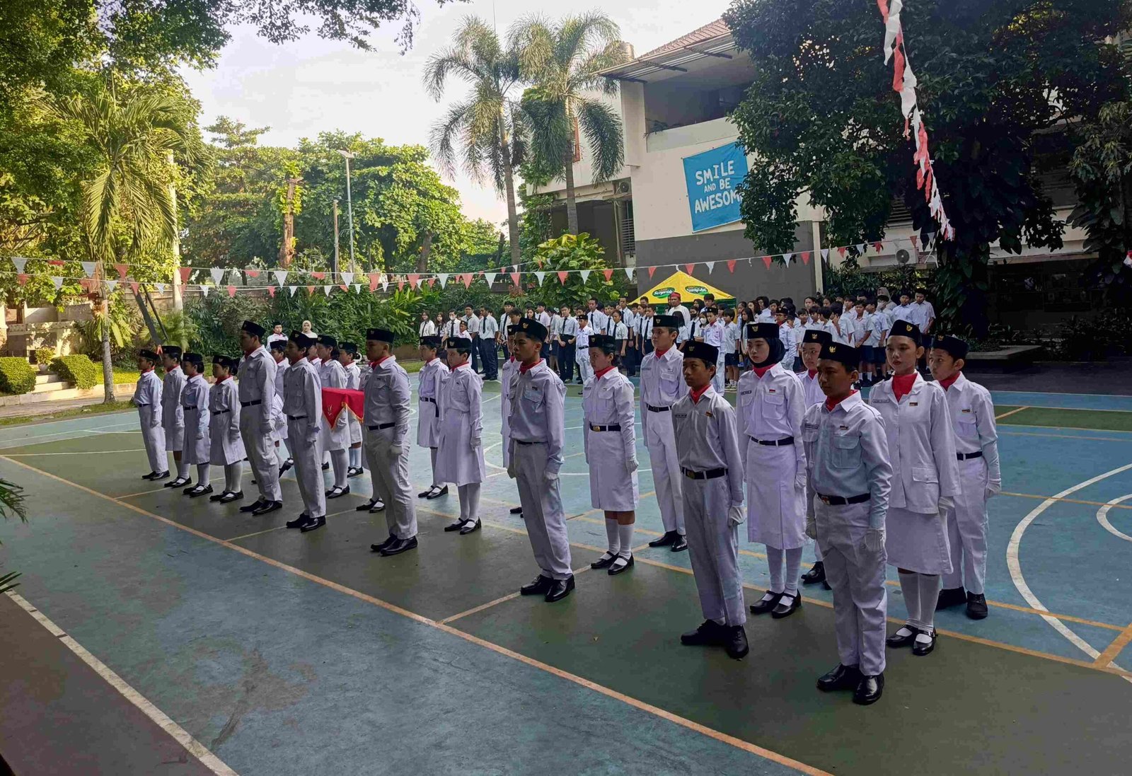 Sekolah Tunas Global upacara kemerdekaan 9