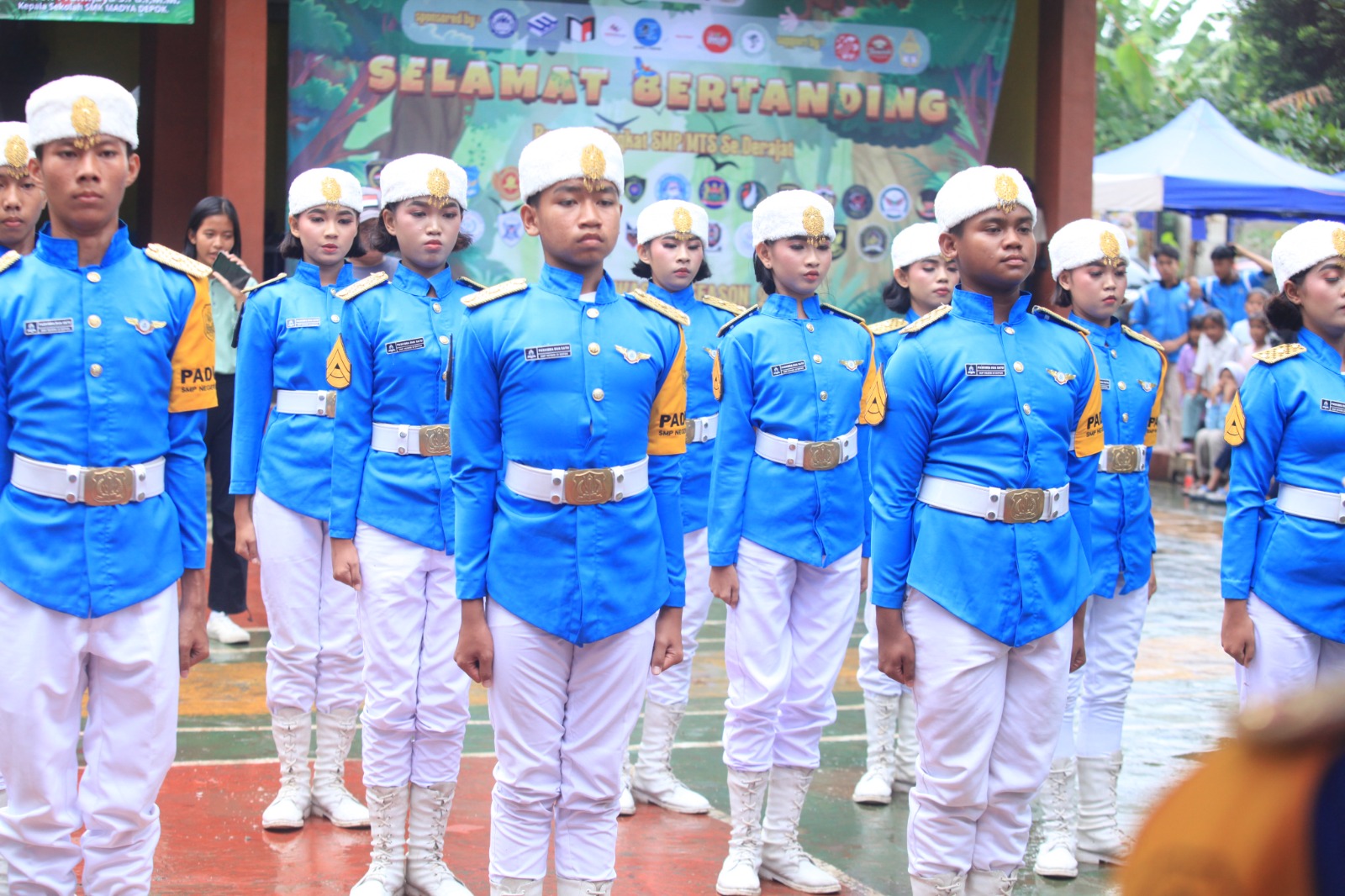 Ekskul Paskibra SMPN 21 Depok juara