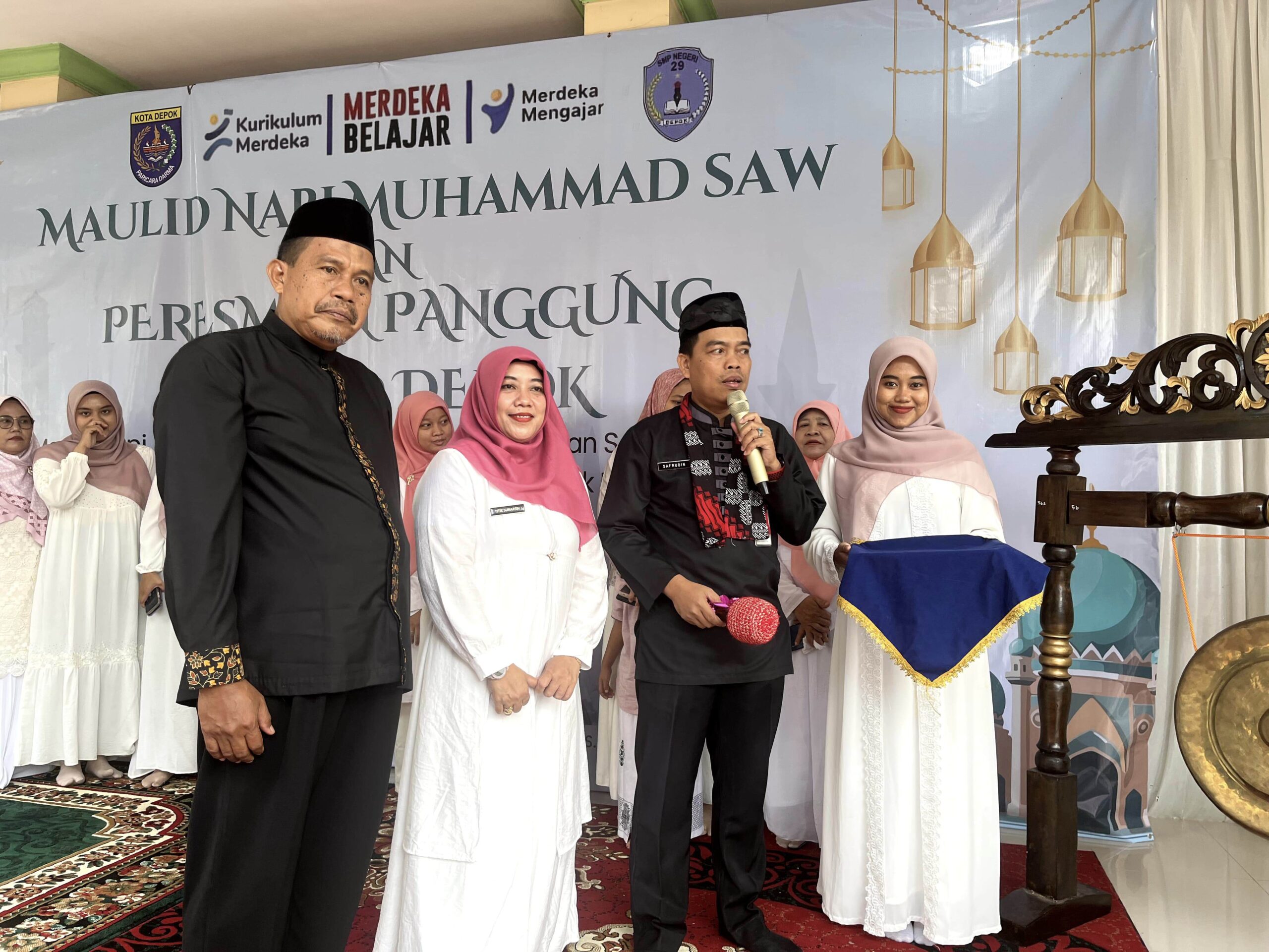 Maulid Nabi di SMPN 29 Depok 2