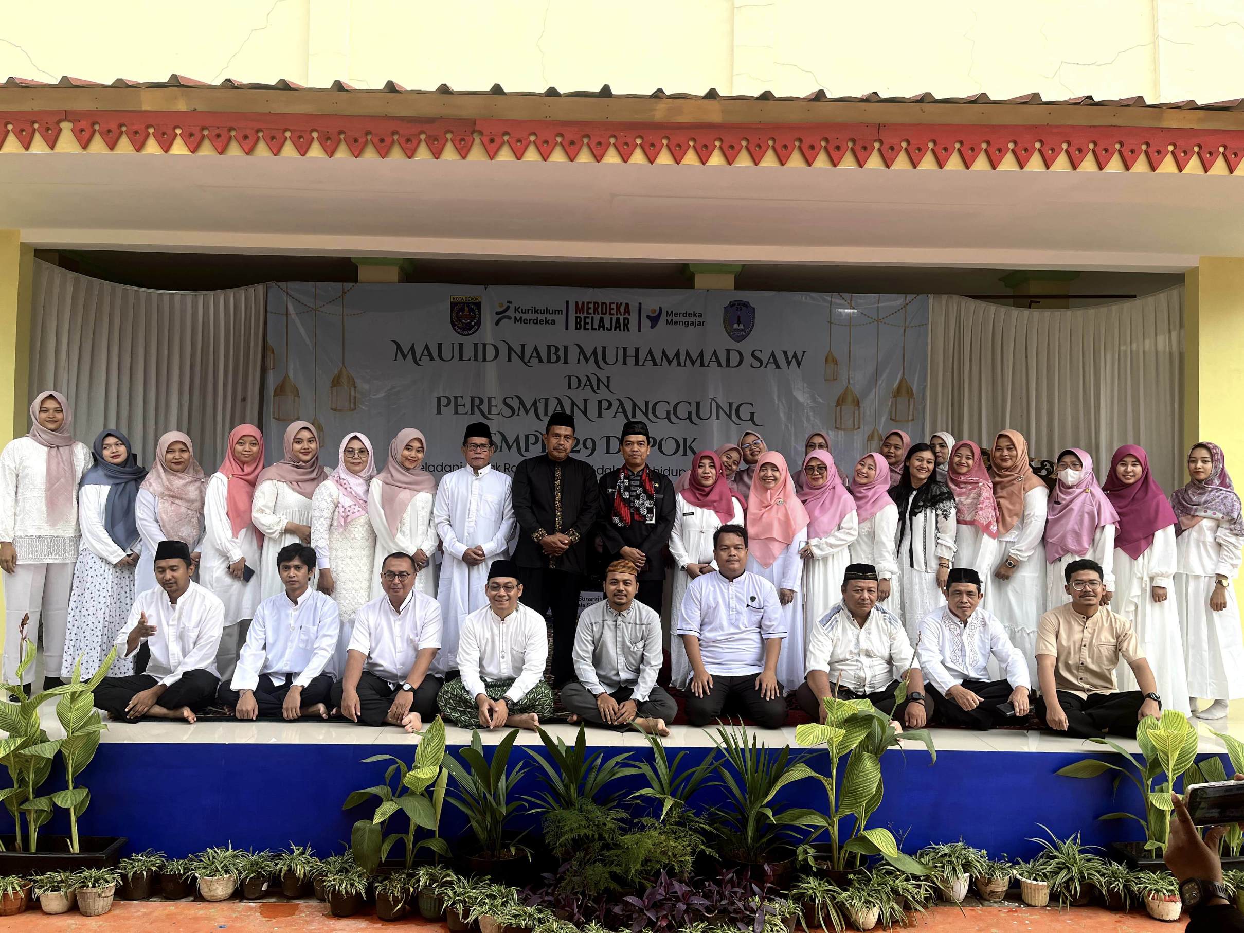 Maulid Nabi di SMPN 29 Depok 3