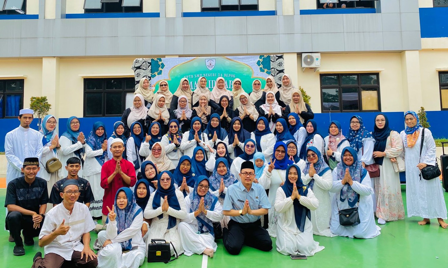 Maulid Nabi di SMPN 34 Depok 1