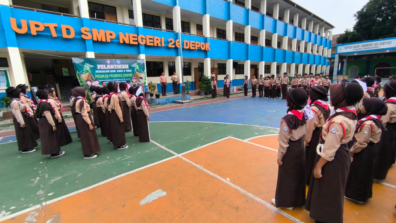 SMPN 26 Depok gelar persami 4