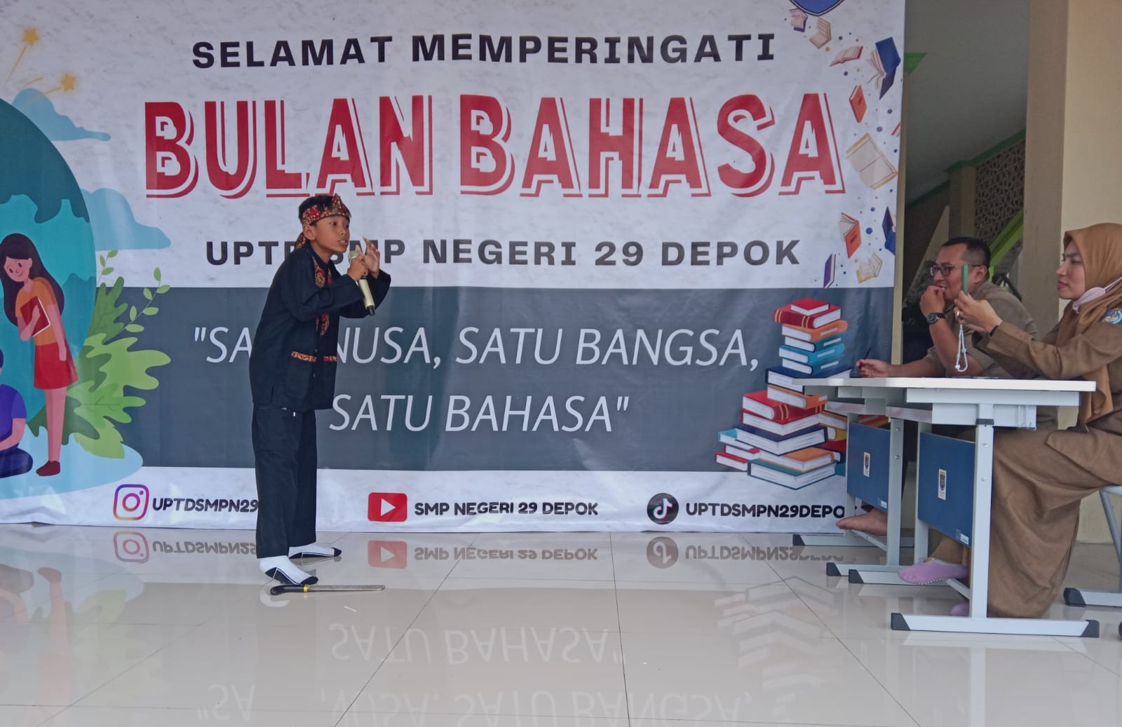 SMPN 29 Depok gelar bulan bahasa 3
