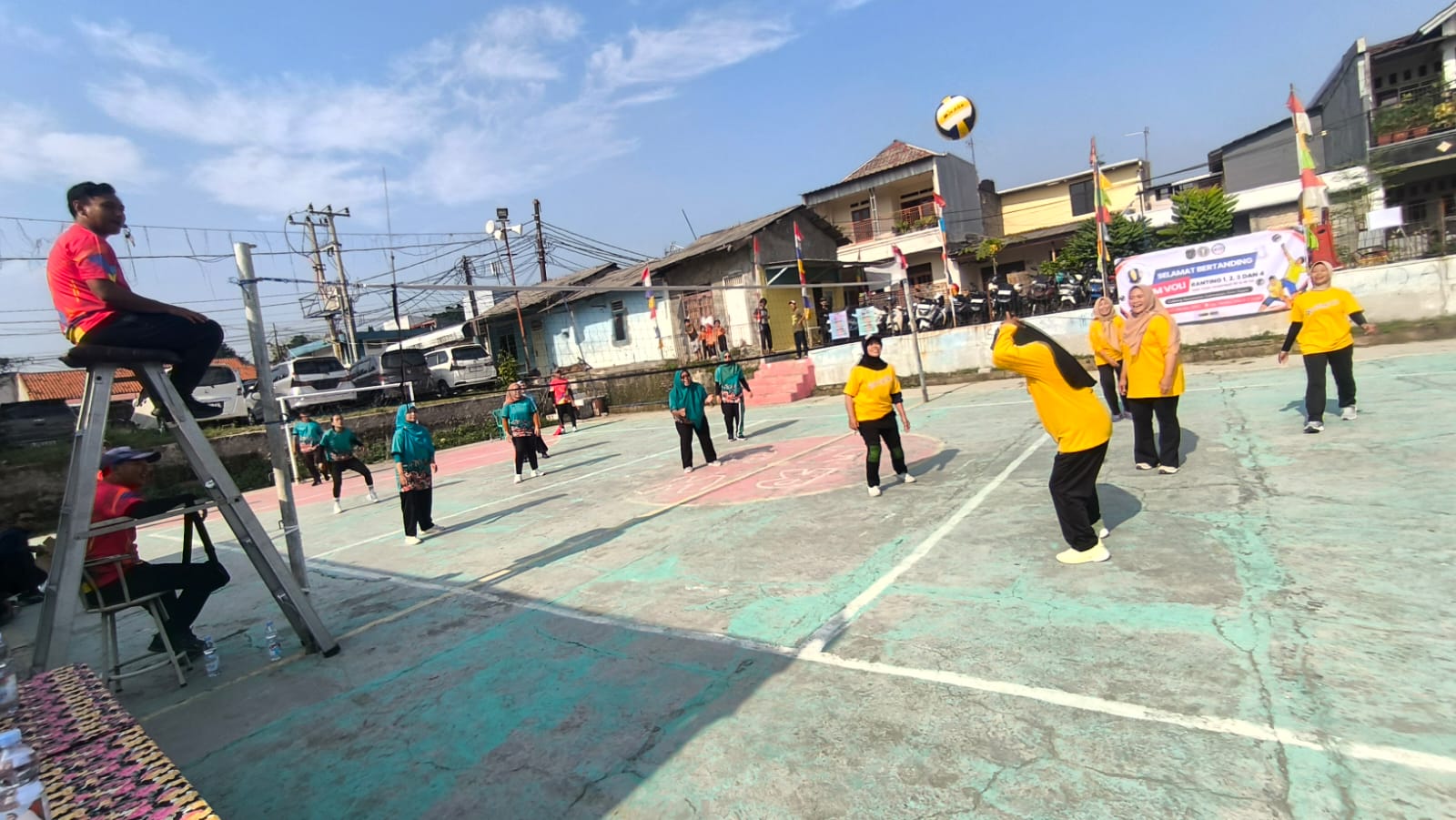 Turnamen voli PGRI Kecamatan Sukmajaya 2