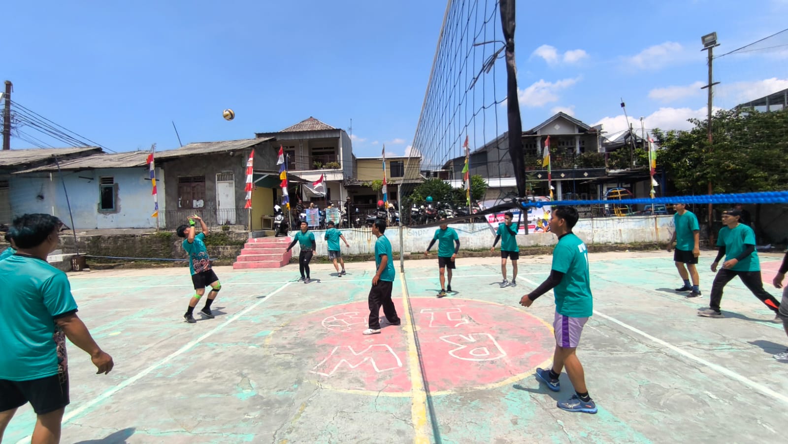 Turnamen voli PGRI Kecamatan Sukmajaya 3