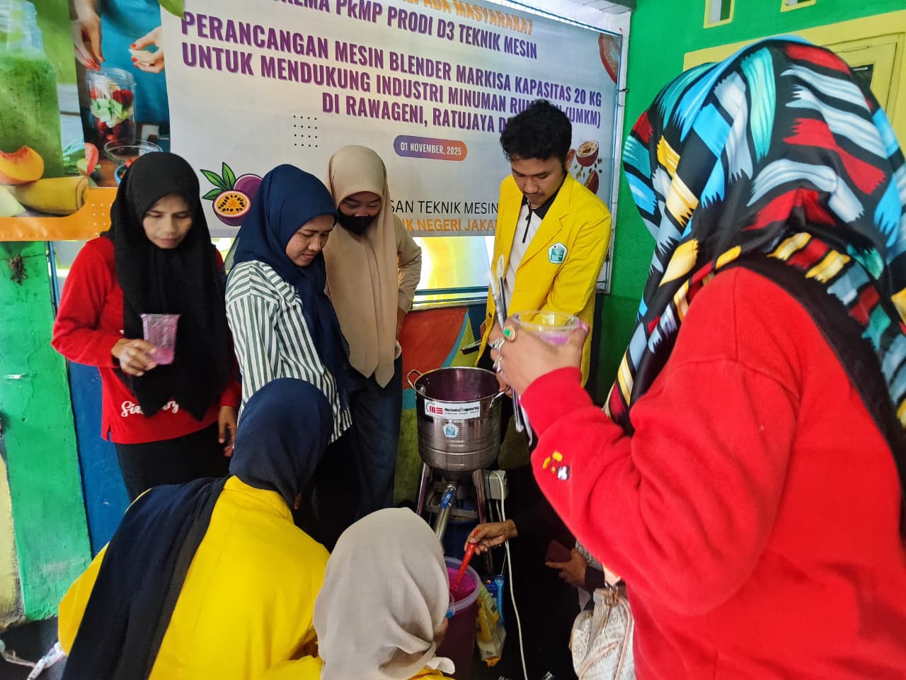 Perancangan mesin dari PNJ di Kota Depok 2