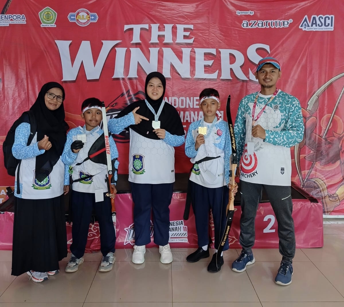 SD Muhammadiyah Sawangan juara memanah 2