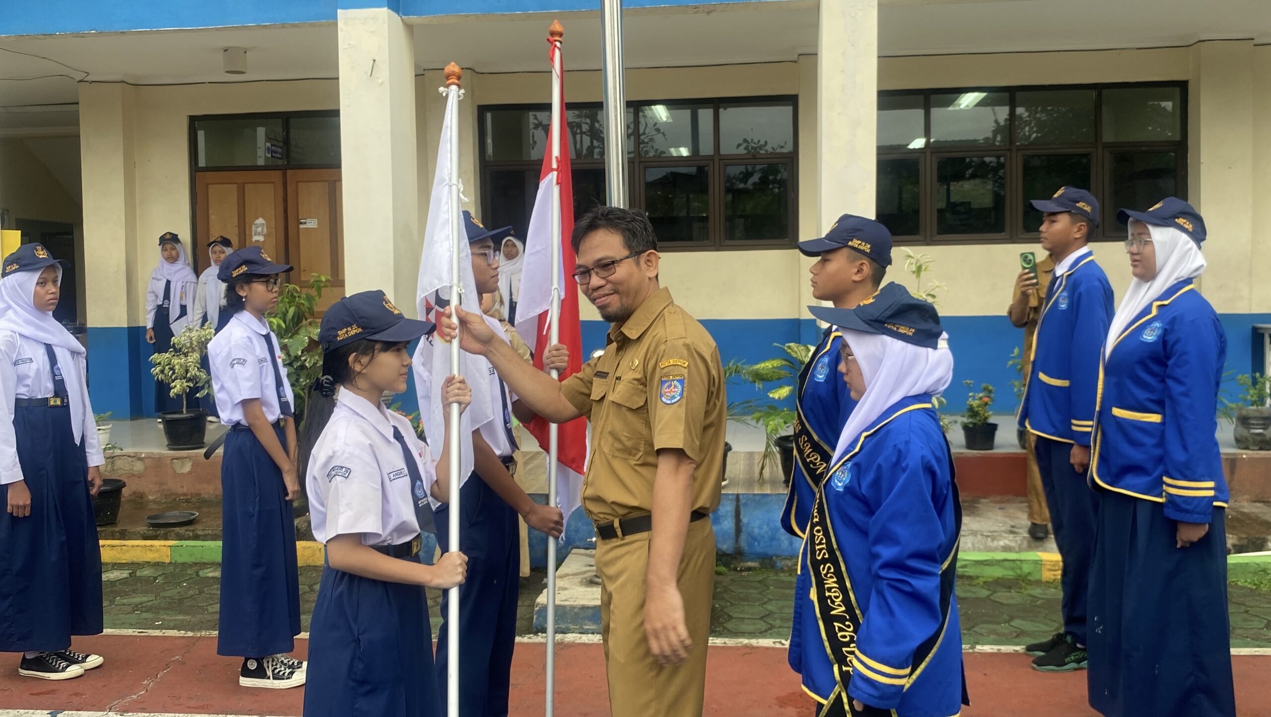 Pelantikan OSIS SMPN 26 Depok period baru 1