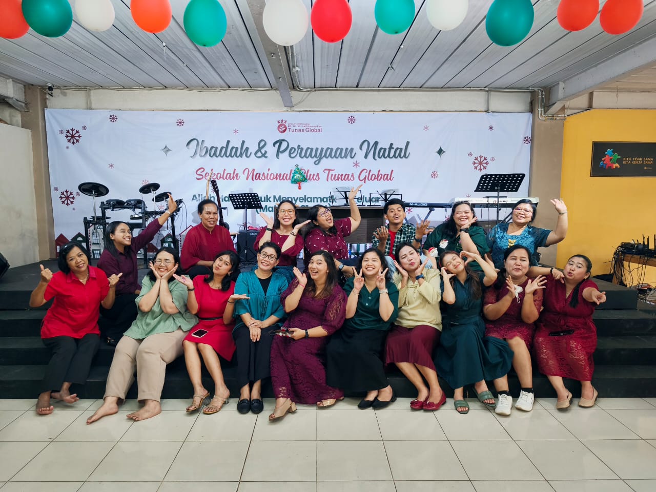 Perayaan Natal di Sekolah NP Tunas Global 8