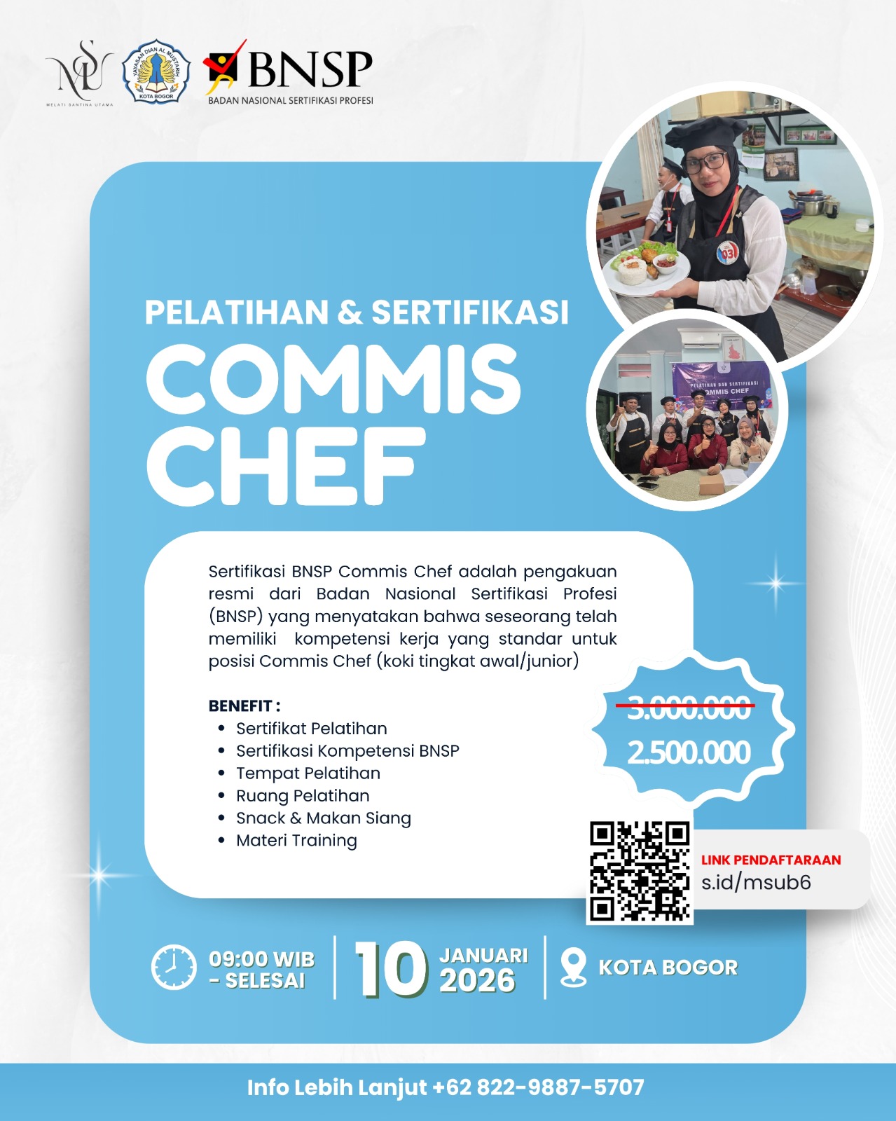 Yayasan Melati Sabrina Utama gelar pelatihan