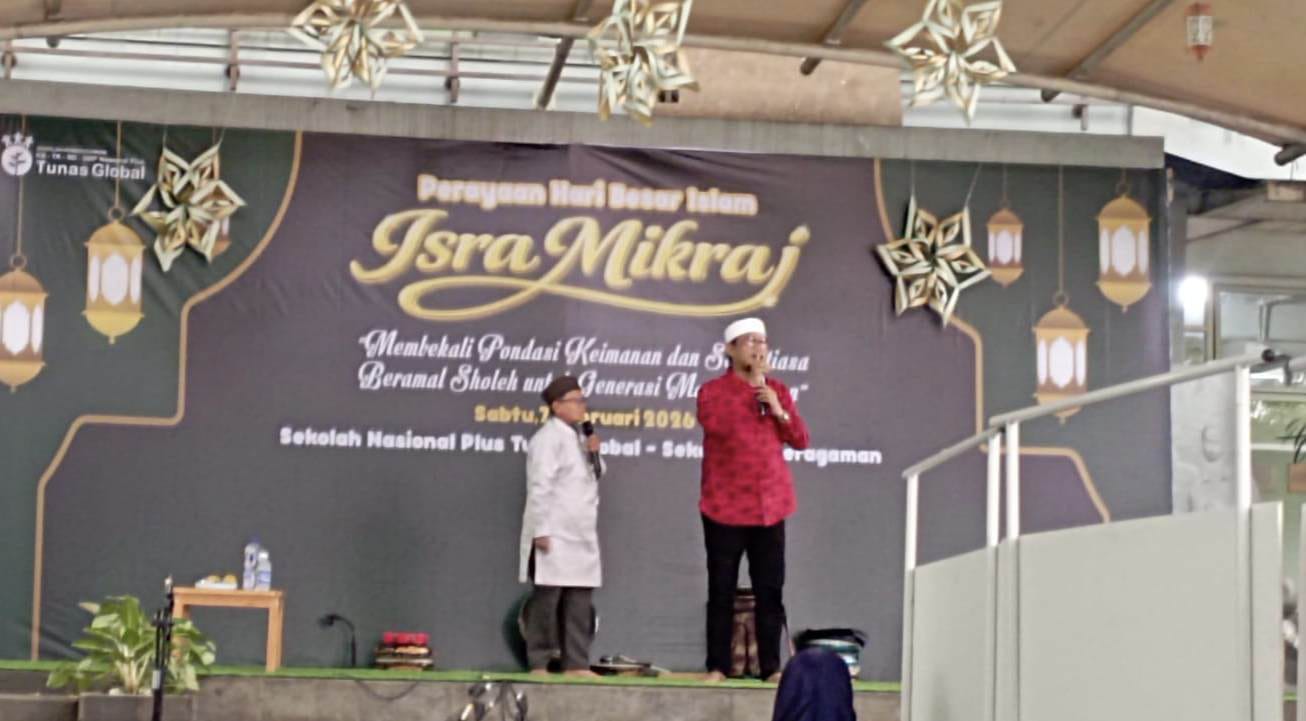 Isra miraj di Sekolah NP Tunas Global Depok 2