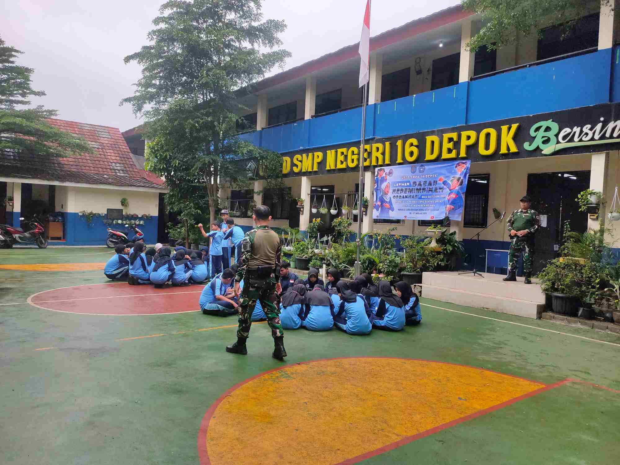 LDKO SMPN 16 Depok di sekolah 4