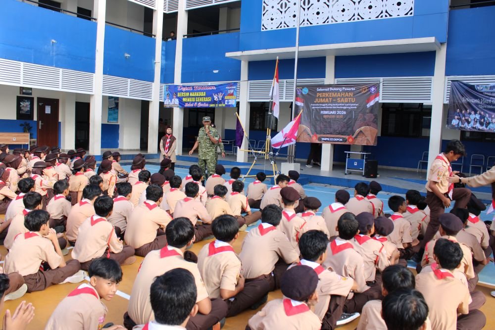 SMPN 32 Depok mengadakan perjusa 1