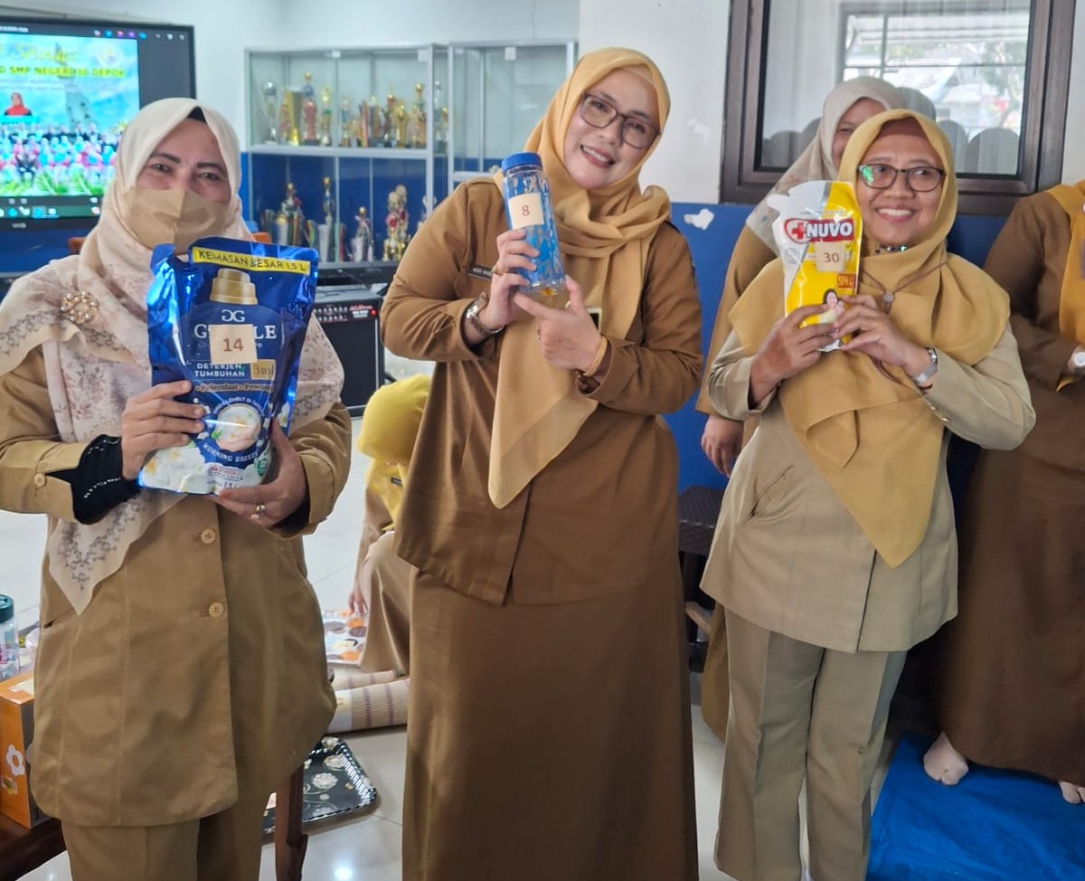 SMPN 30 Depok gelar halal bihalal 3