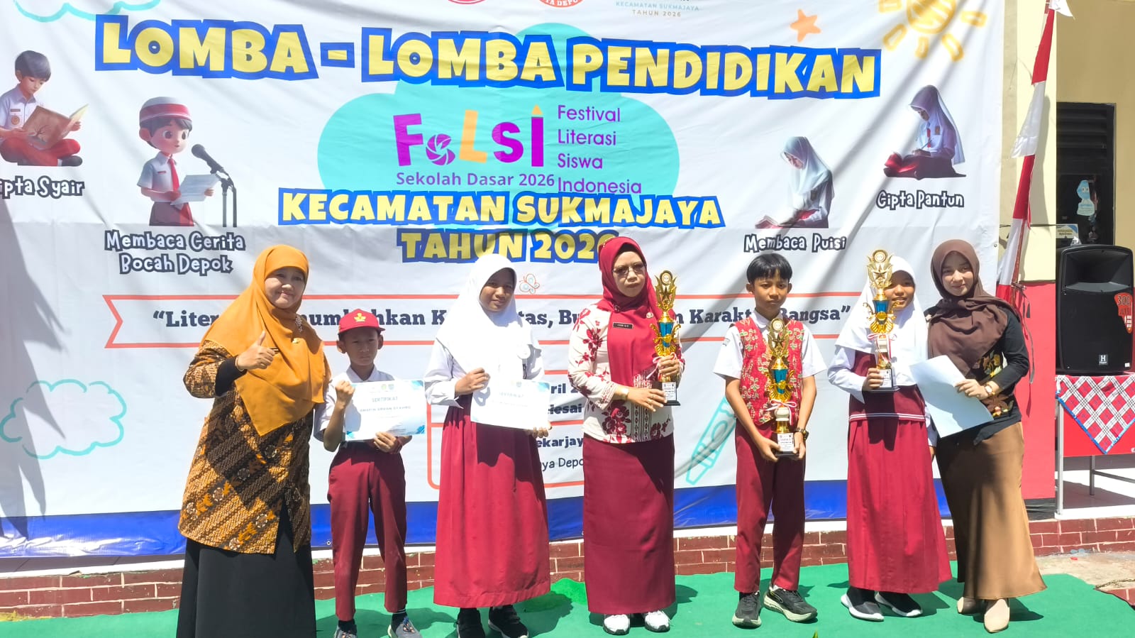 juara juara Felsi Kecamatan Sukmajaya 4