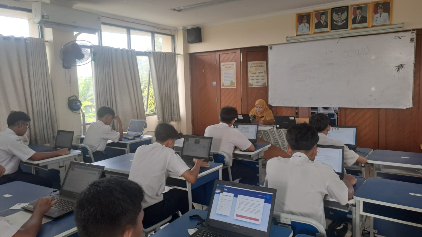 pelaksanaan TKA SMPN 26 Depok 1