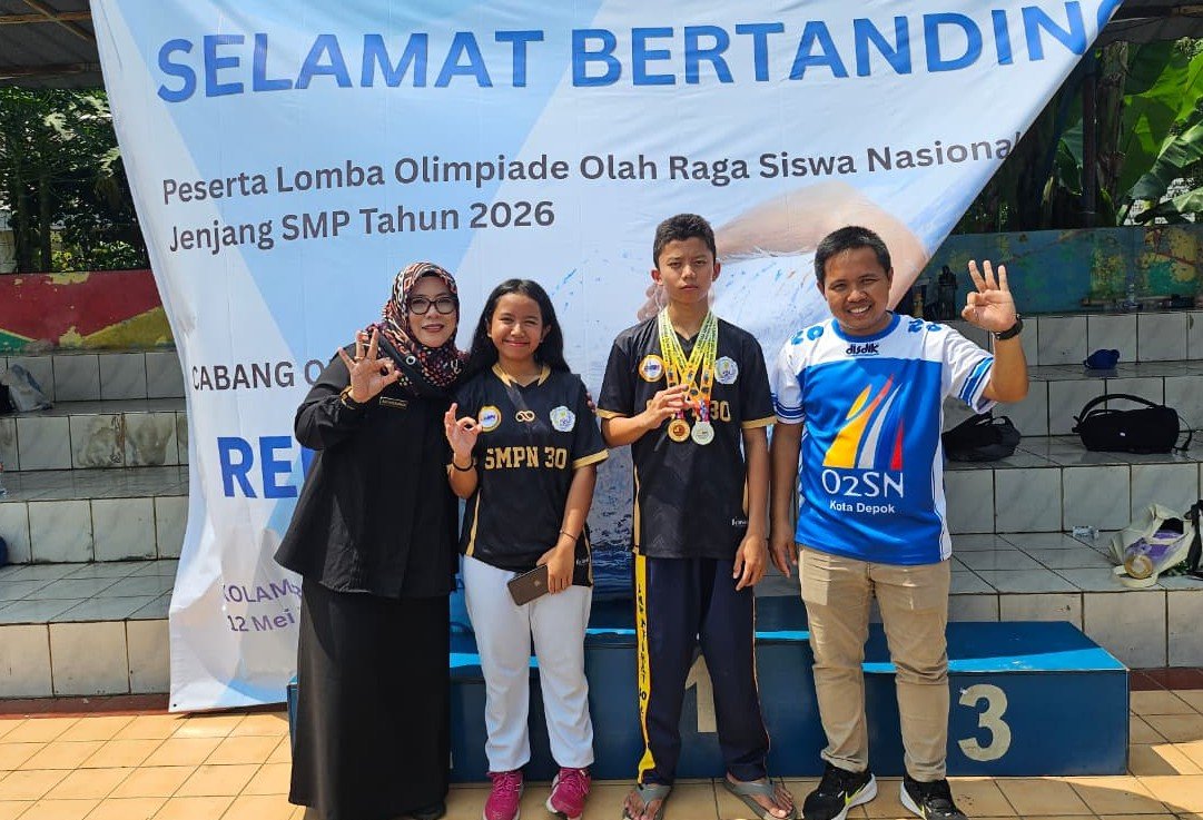 Juara O2SN kota depok SMPN 30 Depok 2