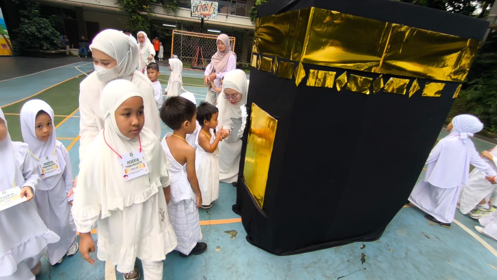 KB dan TK NP Tunas Global Depok manasik haji 2
