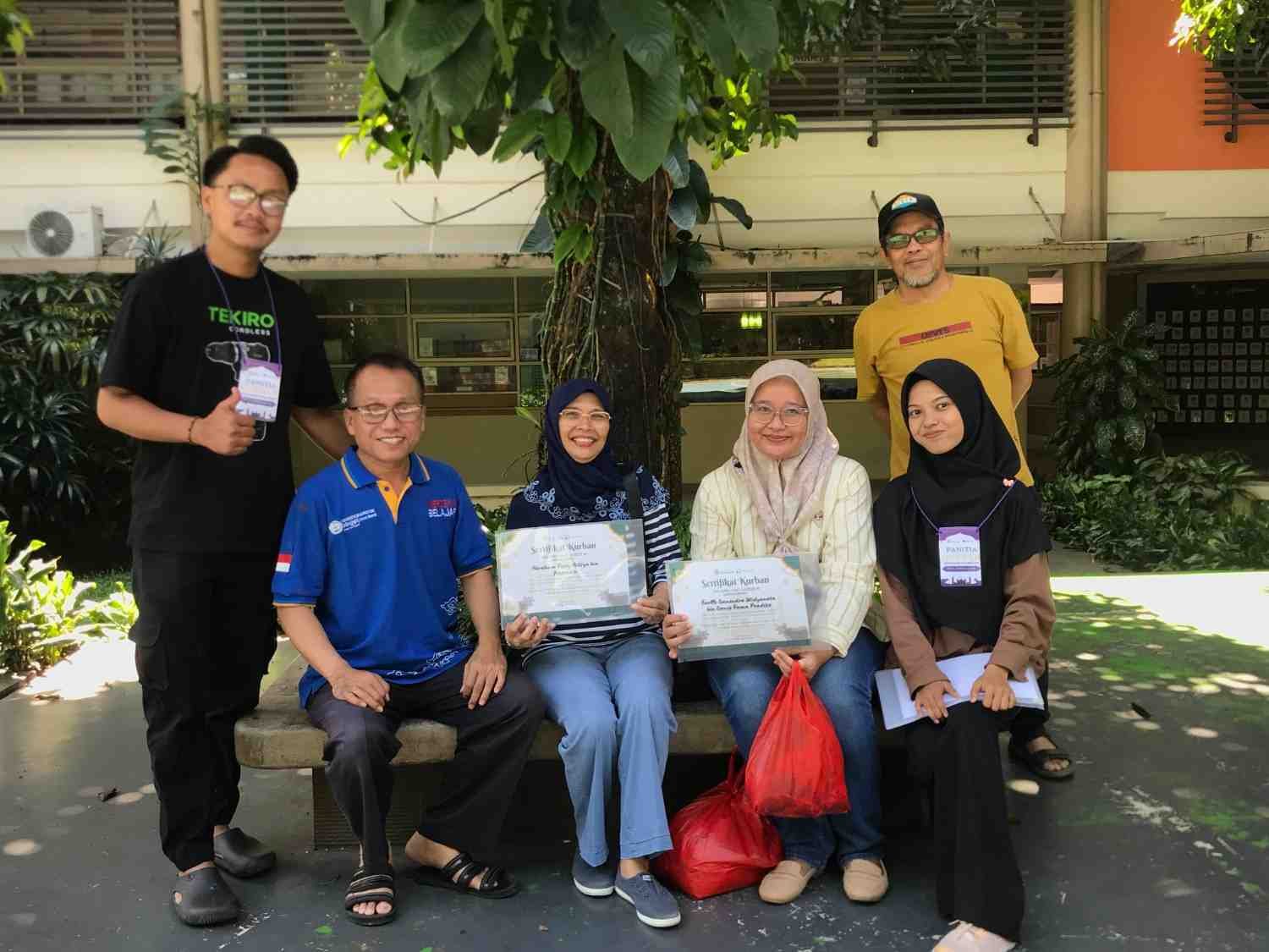 Sekolah Tunas Global potong hewan kurban 4