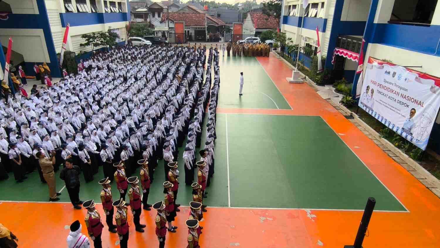 Upacara Hardiknas Kota Depok 2