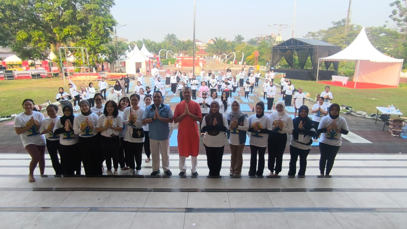 International day Yoga kota depok 1