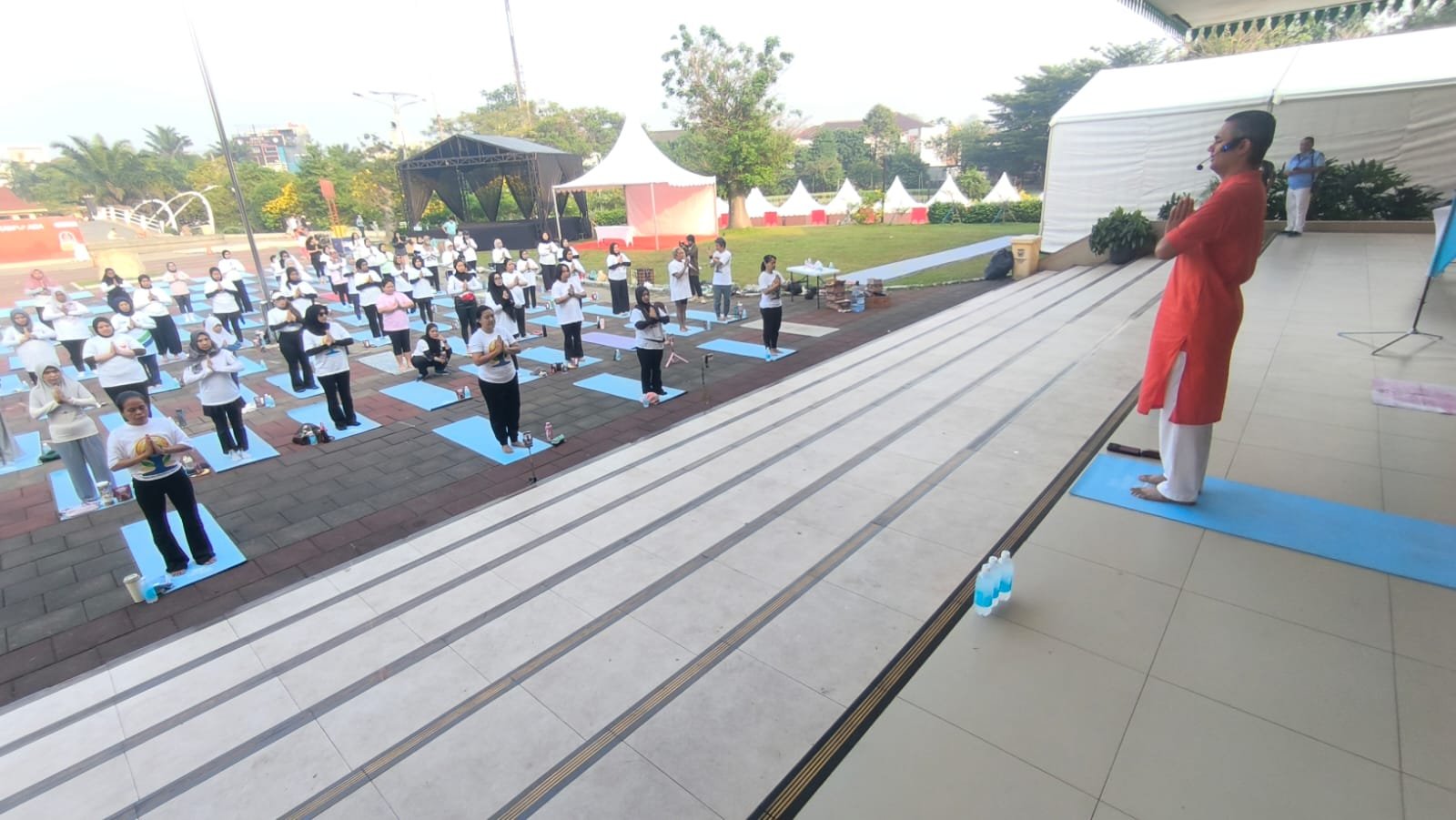 International day Yoga kota depok 2