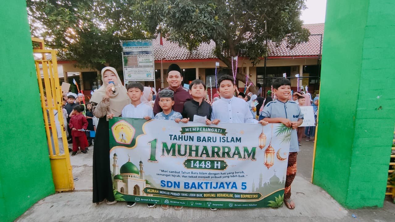 Pawai SDN Baktijaya 5 di bulan muharram 2