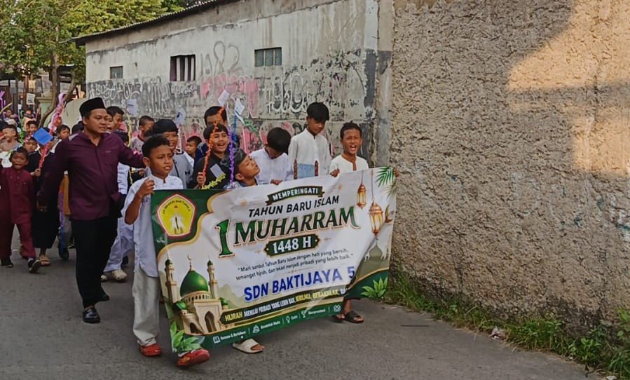 Pawai SDN Baktijaya 5 di bulan muharram 3