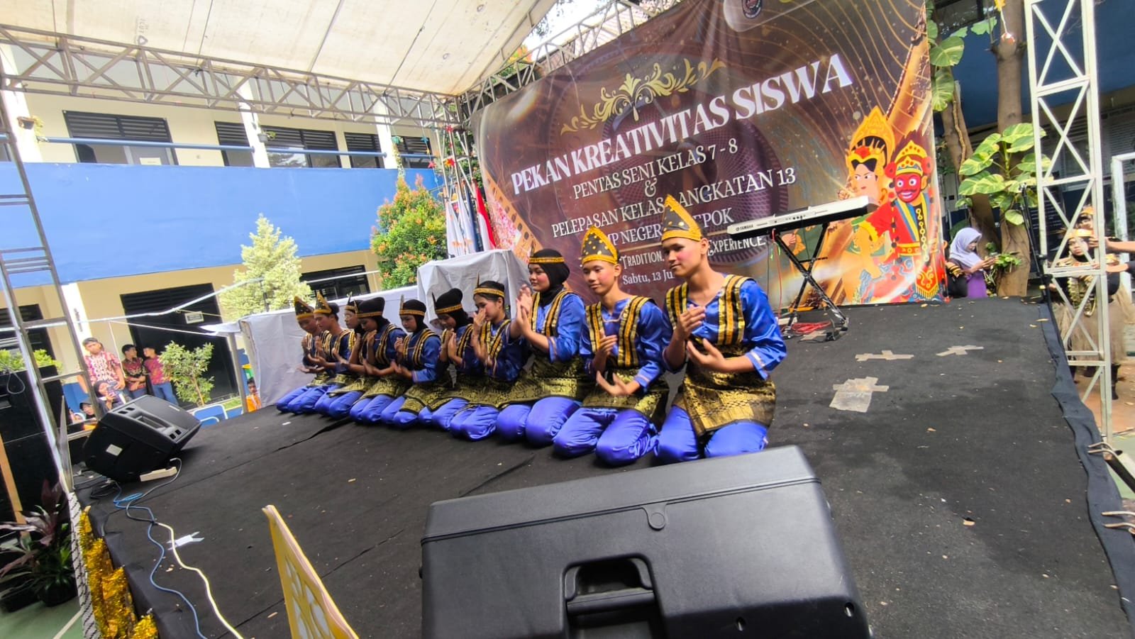 Pensi dan pelepasan SMPN 18 Depok 1