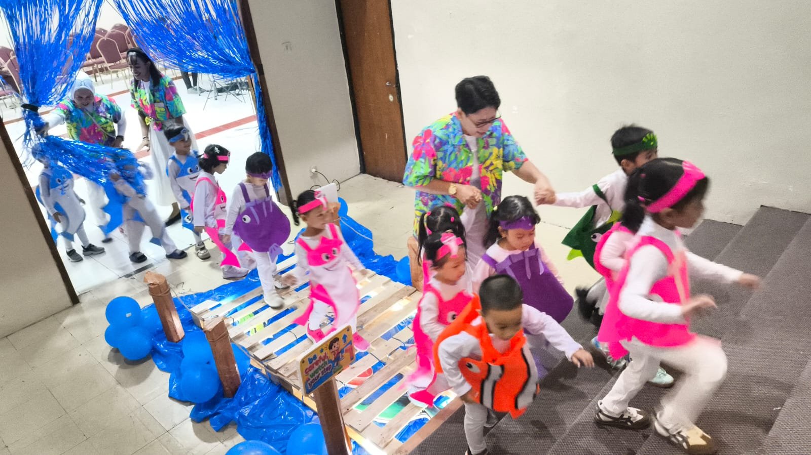 Pentas dan pelepasan siswa KB dan TK NP Tunas Global 6
