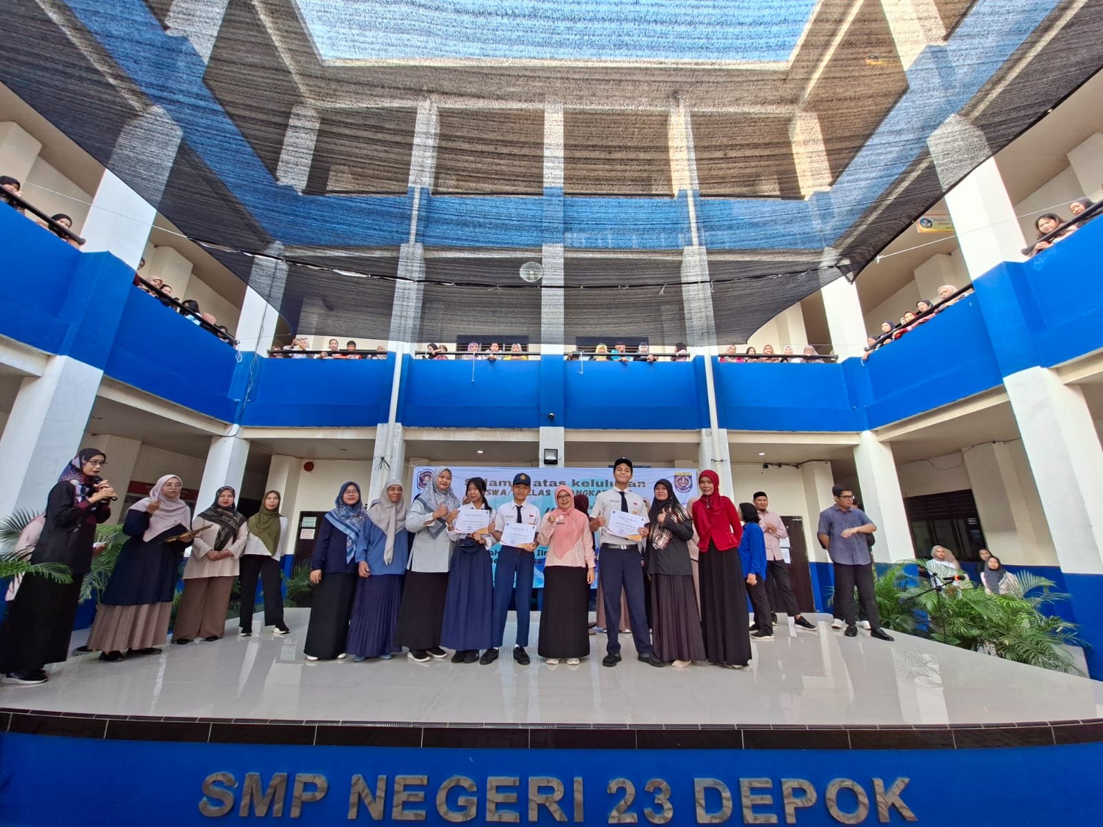 SMPN 23 Depok pelepasan siswa 3