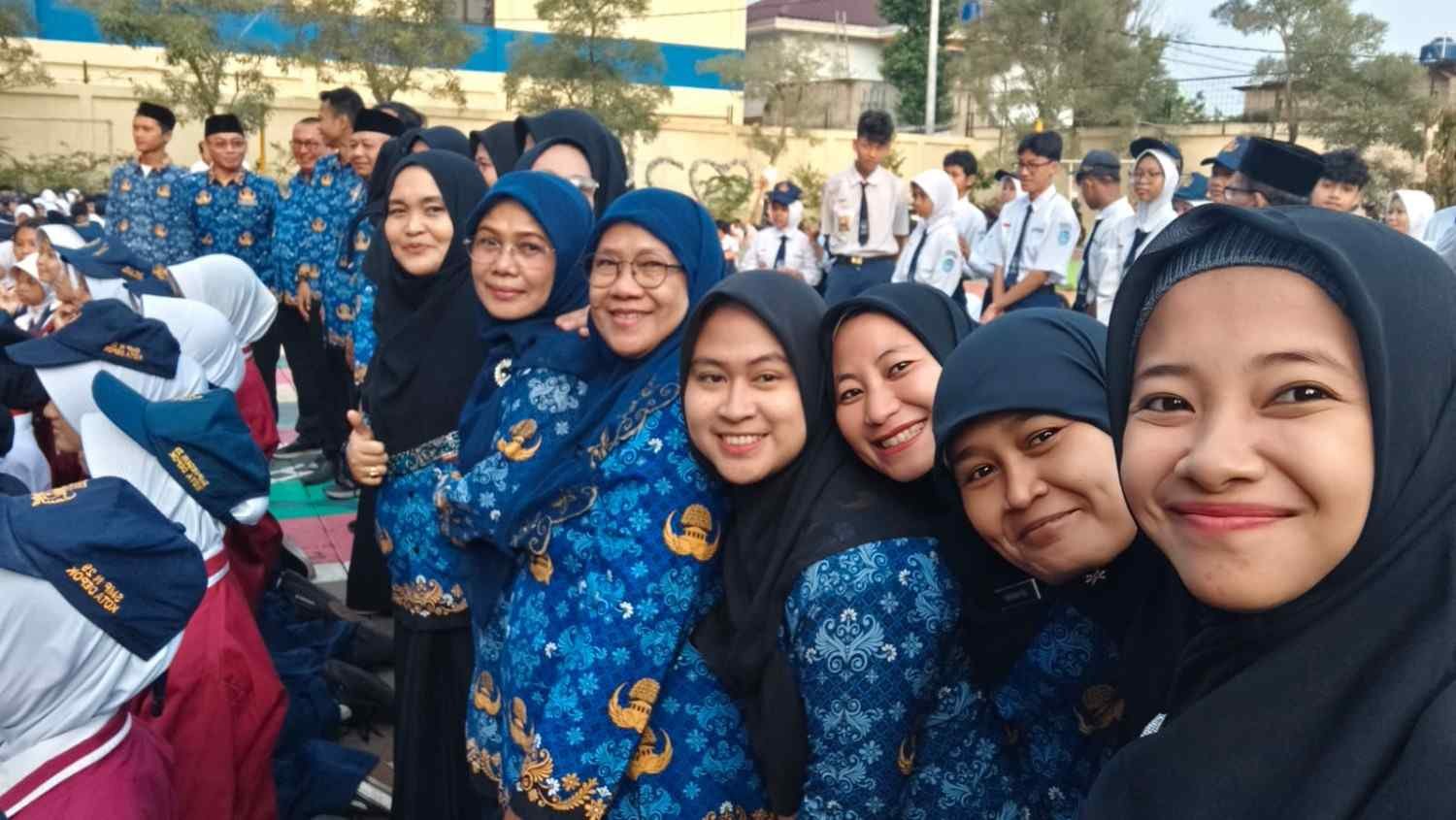 SMPN 29 Depok upacara Hari Kesaktian pancasila 7