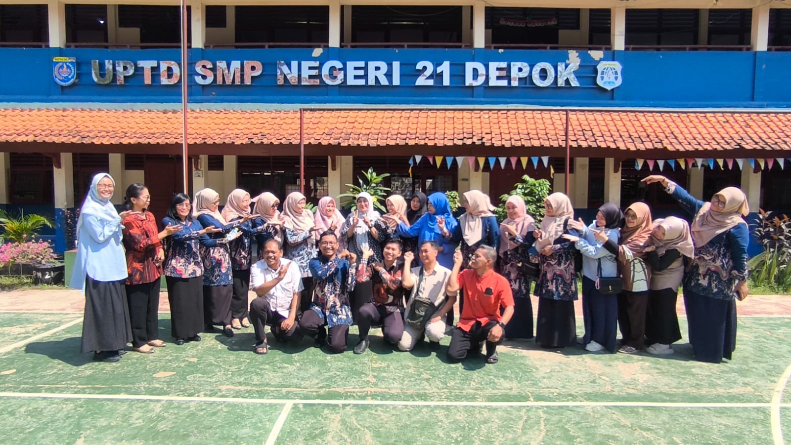 sertijab kepala SMPN 21 Depok 1