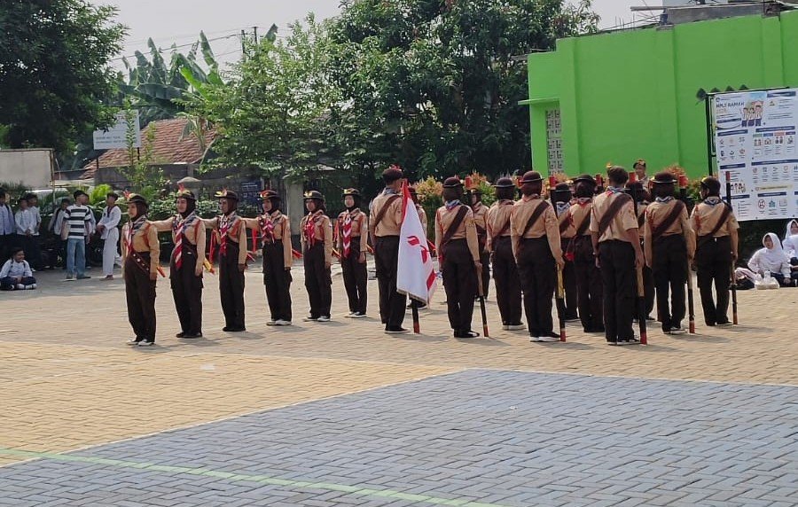 Penampilan ekskul SMPN 23 Depok di MPLS 4