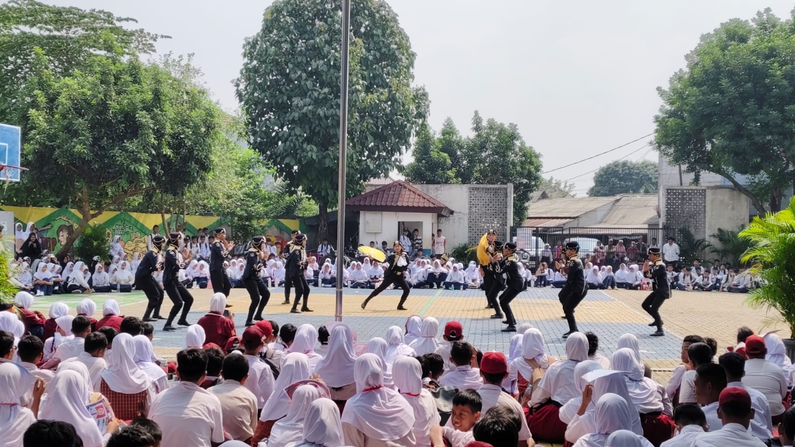 Penampilan ekskul SMPN 23 Depok di MPLS 5