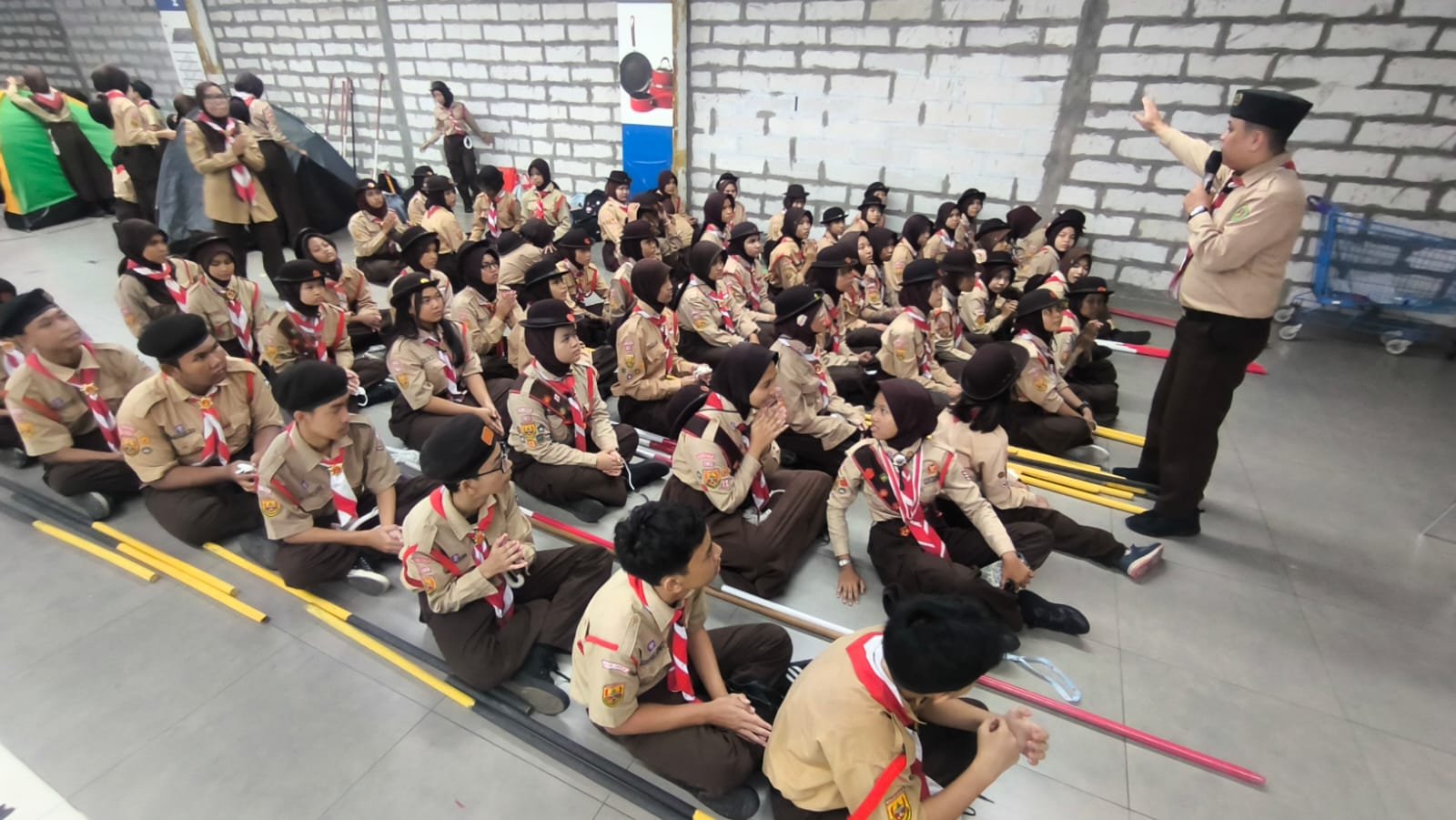 Latihan gabungan pramuka kwaran sukmajaya 3