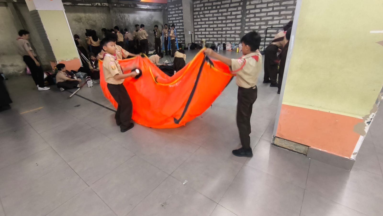 Latihan gabungan pramuka kwaran sukmajaya 5