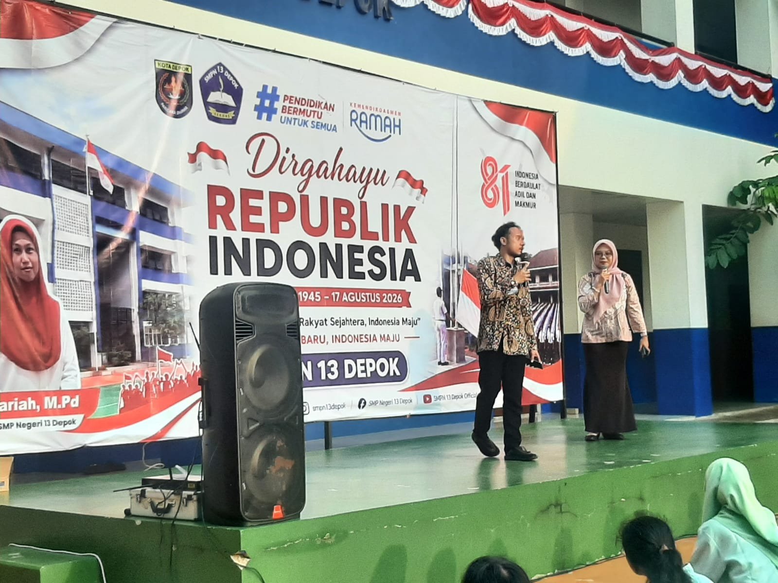 Literasi di SMPN 13 Depok 2