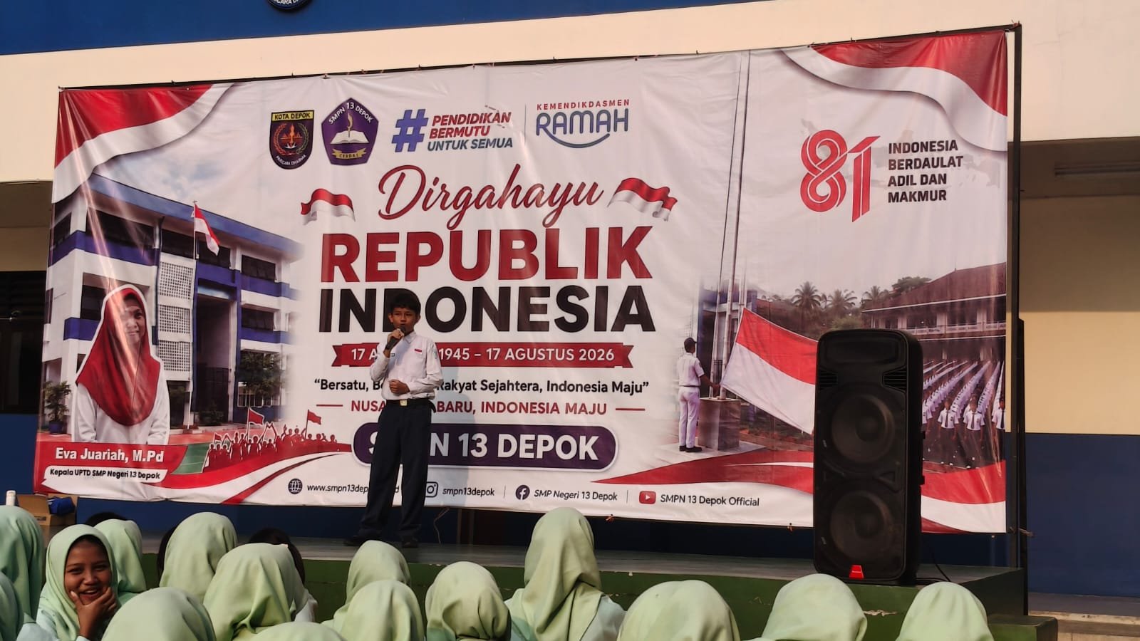 Literasi di SMPN 13 Depok 3
