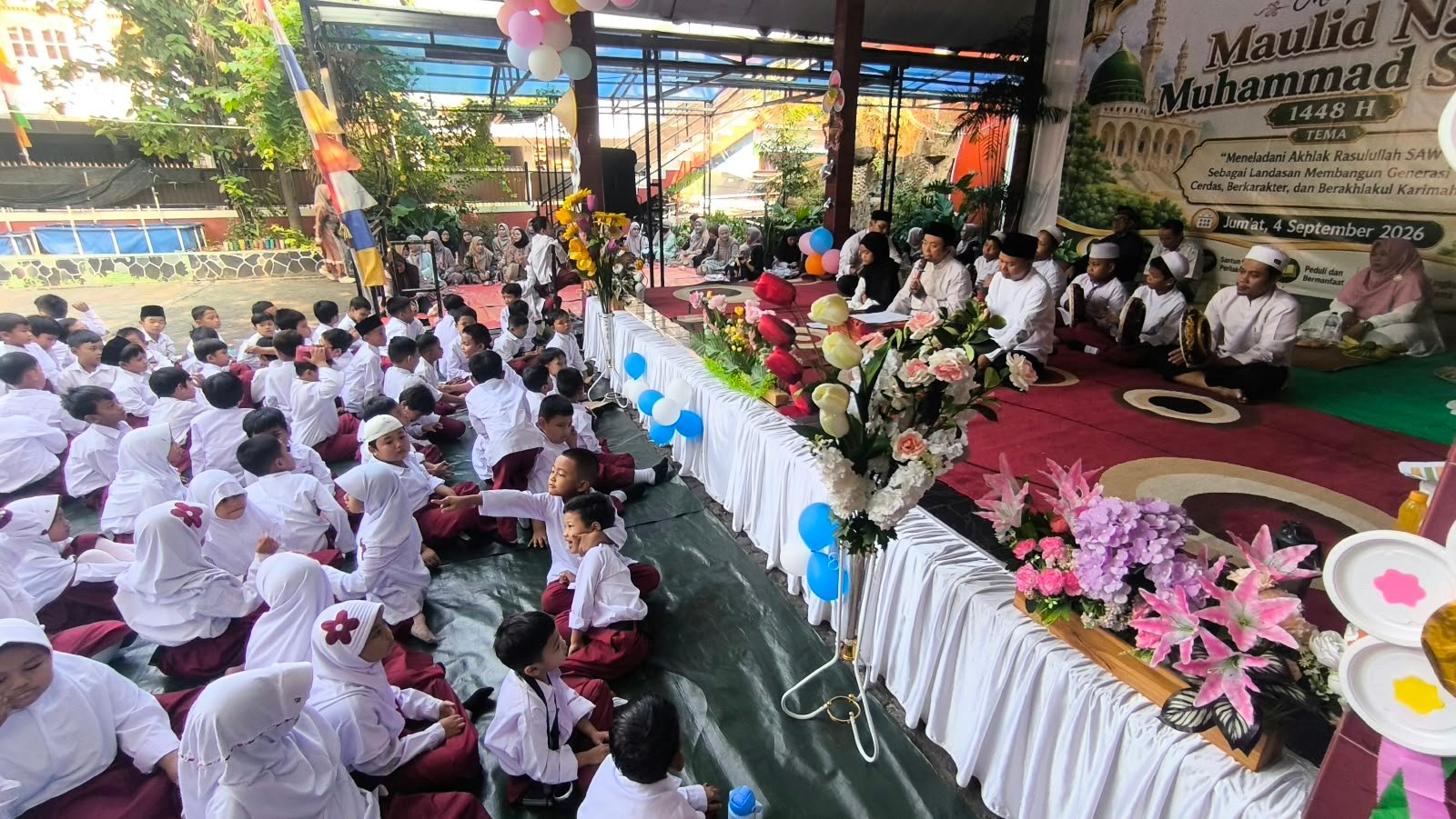 Maulid Nabi Muhammad di SDN Sukatani 4 a