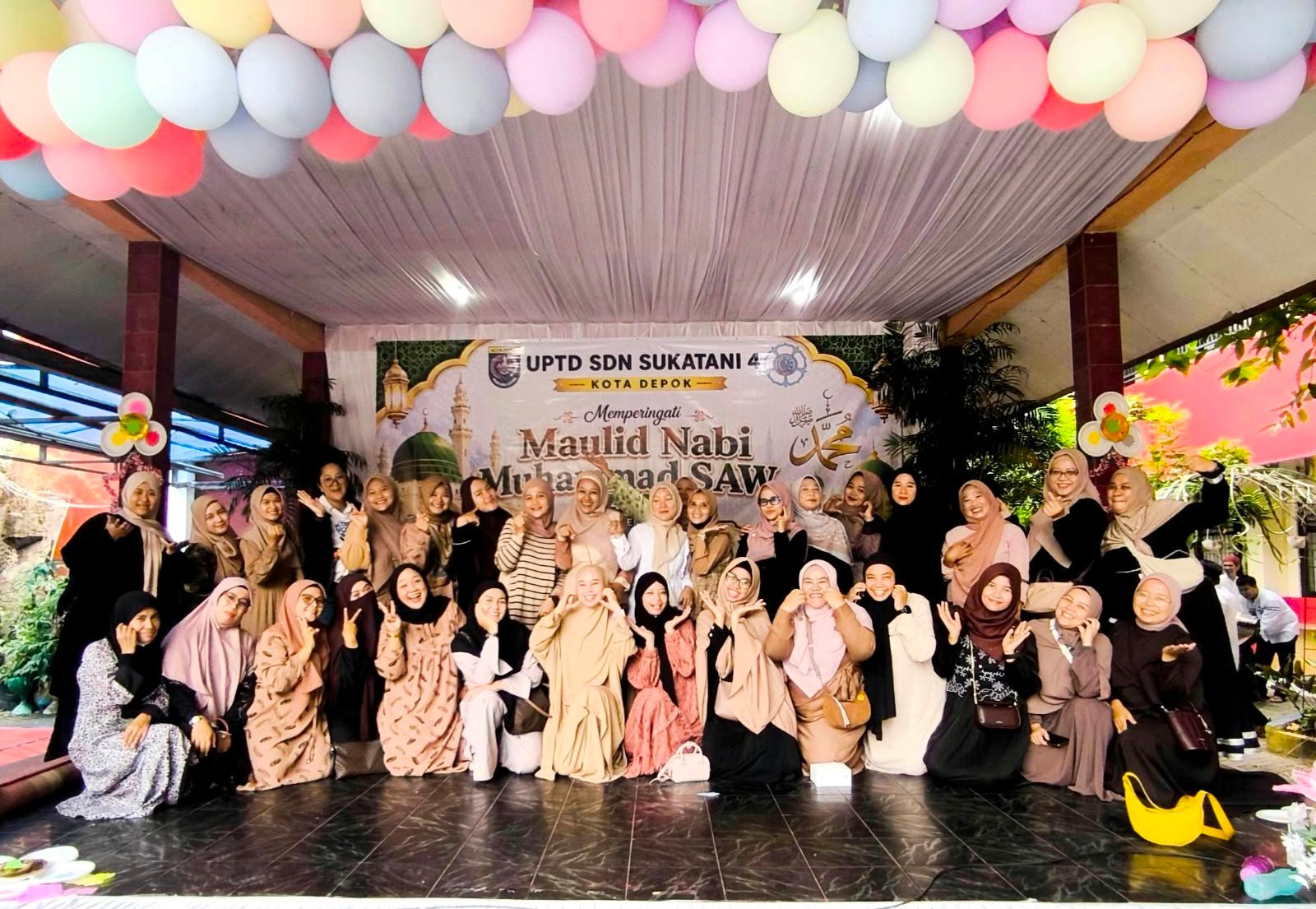 Maulid Nabi di SDN Sukatani 4