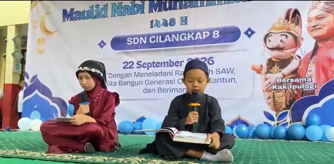 SDN Cilangkap 8 adakan maulid 1