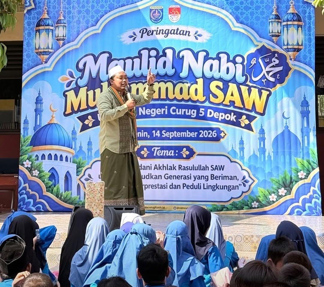 SDN Curug 5 gelar maulid nabi 1
